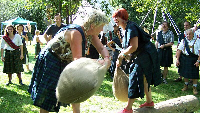 TeamEvent - Highland Games - Sack schlagen