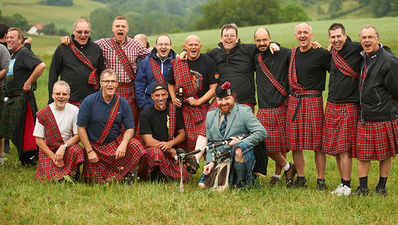 TeamEvent - Highland Games - gemeinsam feiern und spielerische und sportlichen Wettstreits