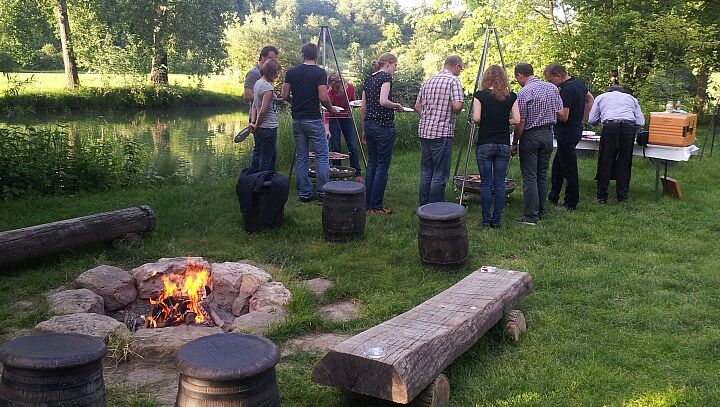 TeamEvent - Kanufahrt - Grillen und Lagerfeuer