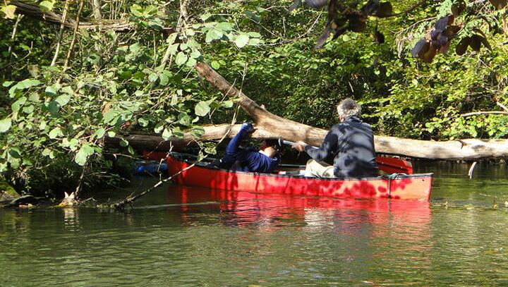 TeamEvent - Kanufahrt - Mit dem Boot auf dem Neckar paddeln