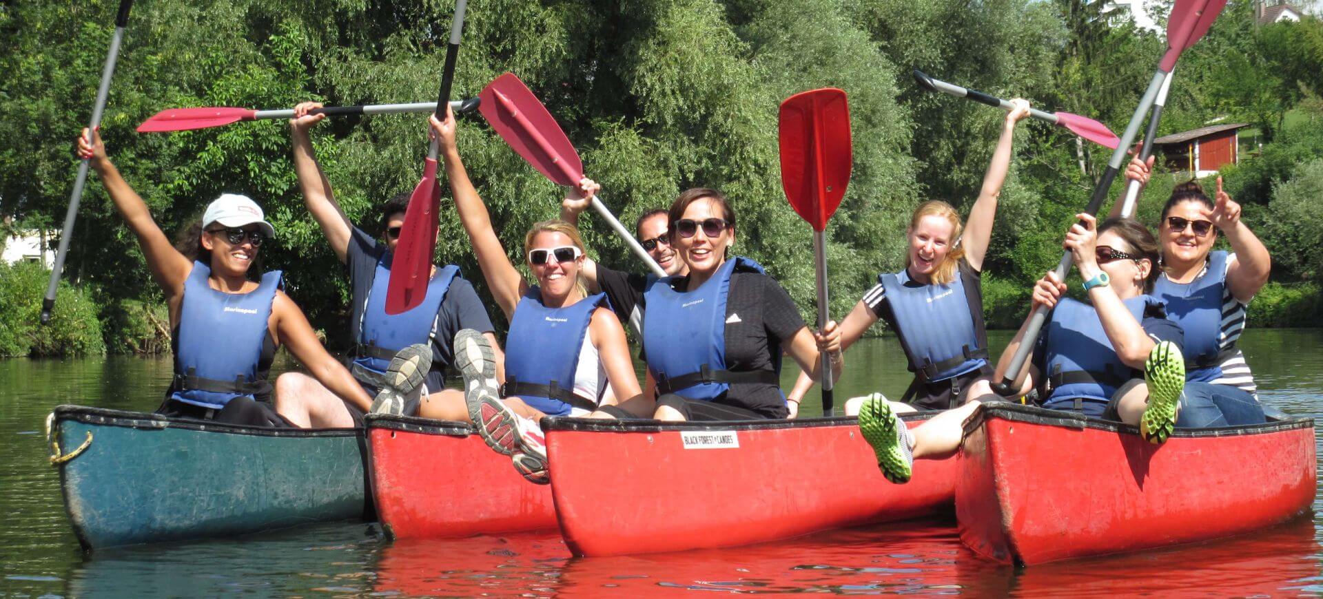 TeamEvent - 1 Tag Kanufahrt auf dem Neckar und Grillen